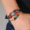 Wholesale Vintage Beaded Multi-layer Cowhide Bracelets