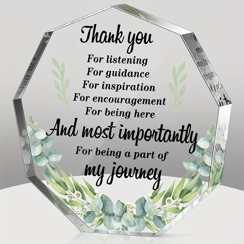 Wholesale Mother's Day lygonal Acrylic Ornaments