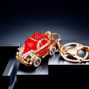 Cute Q version car red / Single OPP bag packaging