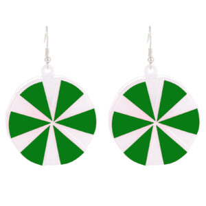 Green Candy Earrings