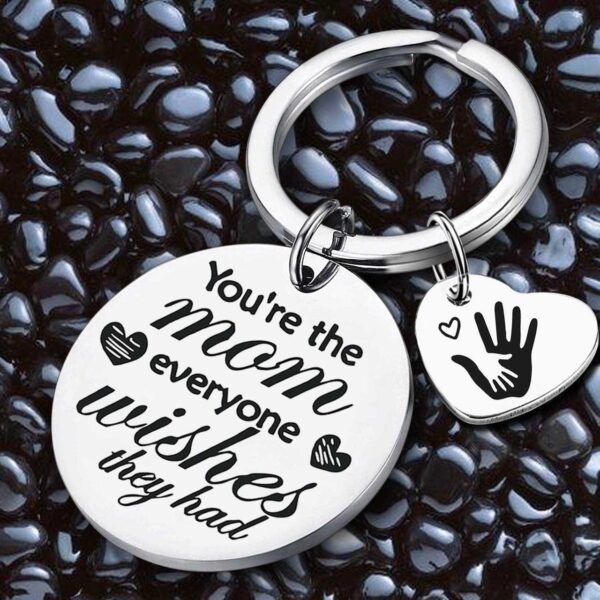 Wholesale You're The Mom Everyone Mother's Day Stainless Steel Creative Keychain