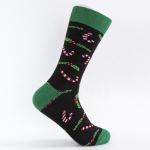 Black bottom green socks mouth / Men's average size (41-48)