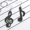 O1CN01Vu8uhI1TQG1H4jU8I_2207499512376-0-cib Wholesale Creative Musical Note Black Transparent Colorful Earrings