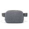 O1CN01VvPFC31zAk8Zq3Etc_3410136674-0-cib Wholesale Lamb Plush Chest Bag Outdoor Sports Crossbody Waist Bag