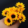 O1CN01Vw7S20281svGDMbqa_1010377873-0-cib Wholesale Silk Cloth Imitation Sunflower Pin U-shaped Hair Fork