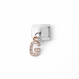 0748-18K Zircon Letter G