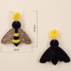 O1CN01VyZdPI1tTAZyZ7UWH_2207988525902-0-cib Wholesale Acrylic Vintage Flower Bee Earrings