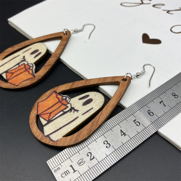 O1CN01W1ZzGK1MP9dHI8mPm_2213147401426-0-cib Wholesale Halloween Double Sided Wood Earrings