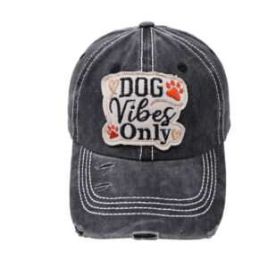 Black-Patch Baseball Cap / Adjustable