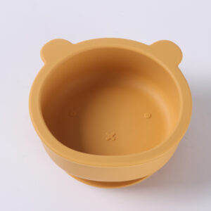 Orange (bear silicone bowl)
