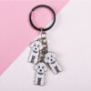Wholesale Cartoon Poodle Cute Metal Keychain