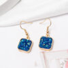 Wholesale Color Resin Metal Earrings