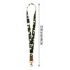 Wholesale Polyester Leopard Lanyard Keychain
