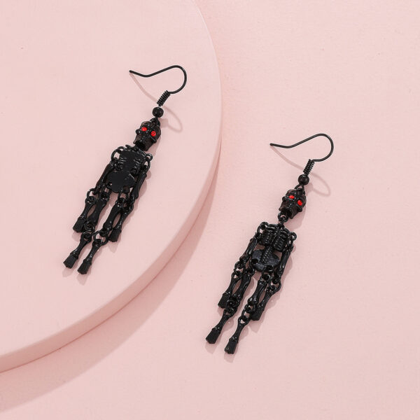 O1CN01W4dUQN27QKcV2m56H_1116277791-0-cib Wholesale Halloween Gothic Hollow Ghost Skeleton Alloy Earrings