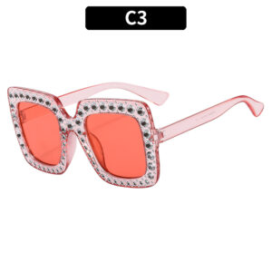 C3-deep pink frame deep pink piece