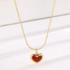 O1CN01W5BVuq1TAE9yGahvn_2206494612341-0-cib Wholesale Simple French Heart Titanium Steel Necklace