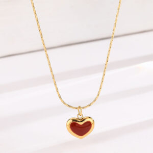 Red love necklace