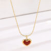 O1CN01W5BVuq1TAE9yGahvn__2206494612341-0-cib Wholesale Simple French Heart Titanium Steel Necklace