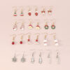 Wholesale Christmas Colorful Earrings Set