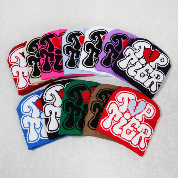 O1CN01W6xaiz286T3lg5YwJ__2214741237883-0-cib Wholesale Y2K Jacquard Knitted Hat Woolen Hat