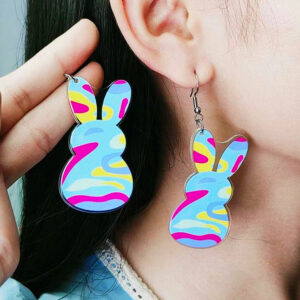 Wholesale Easter Rabbit Radish Chicken Acrylic Earrings