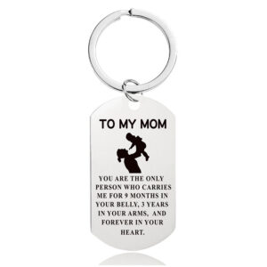 W00043 Keychain Silver