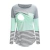 O1CN01W9X21U1MGuOPXpwz8_2211920361408-0-cib Wholesale Round Neck Long Sleeved Pregnant Women's Breastfeeding Polyester Tops