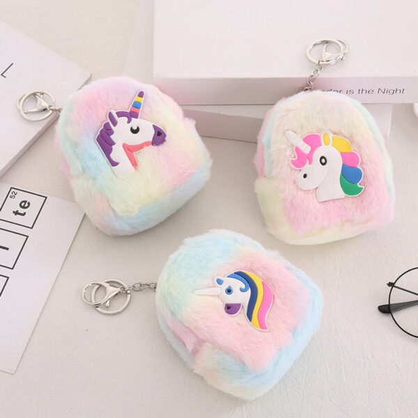 Wholesale Unicorn Plush Coin Purse