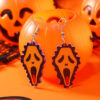 Wholesale 2023 Halloween Irregular Creative Multicolor Horror Acrylic Earrings