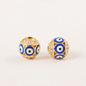 Klein Blue-Six Eyes / Oil drop eye bead-diameter 10mm aperture 2mm