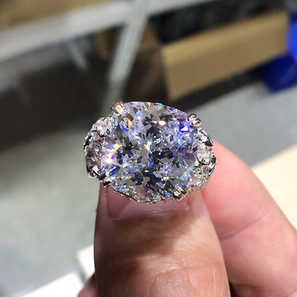 Wholesale Openwork Zircon Copper Rings