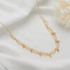Wholesale Multi-layer 14K Gold DIY Tassel Pearl Necklace Clavicle Chain