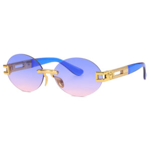 Gold Frame blue powder