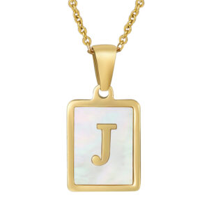 Gold J (including chain)