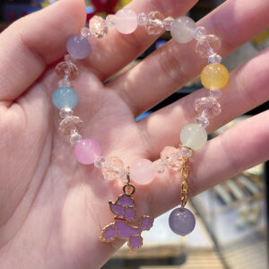 R13 purple teddy bracelet candy color