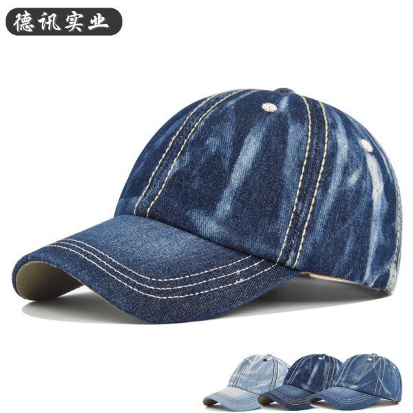 O1CN01WGRdzz1YUu1AtwmmD_3361583063-0-cib Wholesale Solid Color Washed Cowboy Hat Baseball Cap