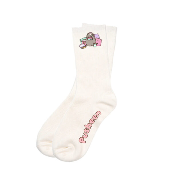 Wholesale Black and White Anime Cat Socks