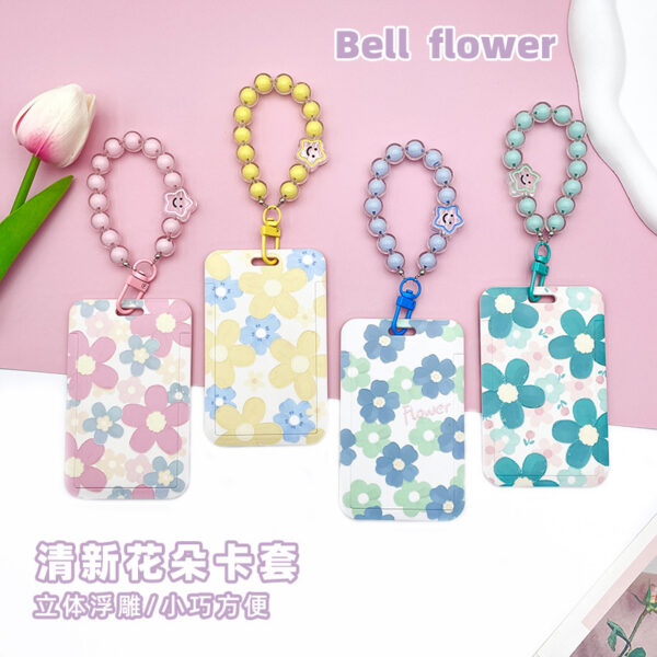 Wholesale Flower ID Card Holder Tag Bracelet Keychain