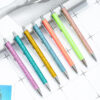 Wholesale Metal Zebra Pattern Gold Powder Bouncing Ballpoint Pen