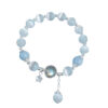 Wholesale Butterfly Opal Aquamarine Gray Moonlight Crystal Beaded Bracelet