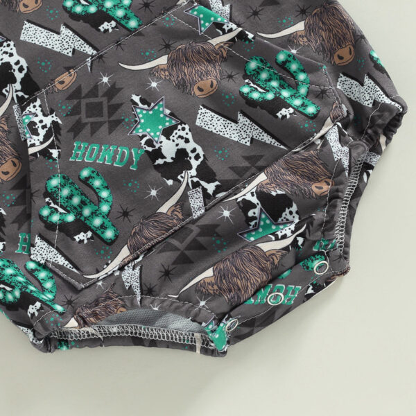 Wholesale Cotton Aztec Western Cowboy Style HOWDY Kids Onesies