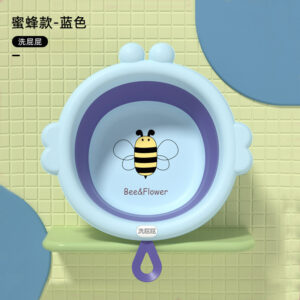 Thickened small bee-blue (with lanyard)