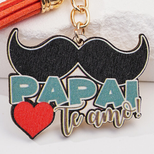 O1CN01WM4n7b1jN4zs7Ek3N_2213351114535-0-cib Wholesale Father's Day Bearded Cartoon English Keychain