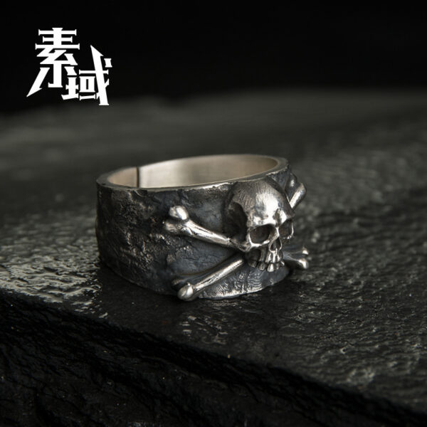 Wholesale Vintage Goth Theme Skull Alloy Rings