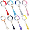 O1CN01WNJpc71bFjdAZ4pZq_2857743436-0-cib-1 Wholesale Wood Imitation Silicone Beads Tassel Wrist Keychain
