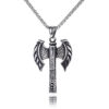 O1CN01WNmETw21yK812Zq6x_2595027053-0-cib Wholesale Stainless Steel Pirate Double Ax Amulet Pendant Necklace