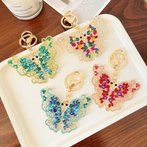 O1CN01WOCCJw2A5D9FvjKBr__1874418151-0-cib_c1fbf790-973c-4fb9-a19f-7cebd15c5c6b Wholesale Zinc Alloy Crystal Full Diamond Hollow Butterfly Keychain