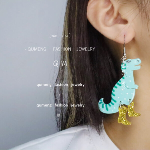 O1CN01WPTU1j1tTALqCQ4NZ_2207988525902-0-cib-2 Wholesale Dinosaur Cute Acrylic Earrings