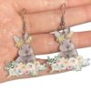 O1CN01WPZgoj1ZFcYIXNnXT_1794553165-0-cib Wholesale Acrylic Double Layer Printing Cute Cartoon Animal Rabbit Easter Earrings