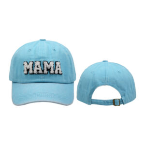 Lake Blue mama-washed adult baseball cap / free size (Japanese buckle adjustable)